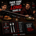 Get The Fork Outta Hea™ Funny Silverware Set – Italian-Style Gag Gift Flatware